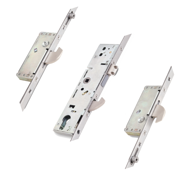 ERA 6635 85BB Lever Operated Latch & Hook Split Spindle 16mm - 2 Hook & 2 Roller