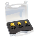 STARRETT 3 Piece Smooth Cut Hole Saw Kit