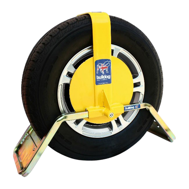 BULLDOG QD Series Wheel Clamp To Suit Caravans & Trailers