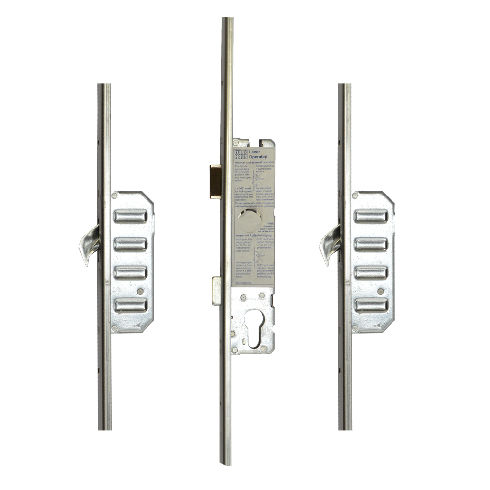 WINKHAUS STC-UG 24mm Radius Faceplate Single Spindle - 2 Hooks U-Rail