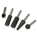 FAITHFULL Set of 4 Rotary Rasps Plus Countersink - 5 Piece Set