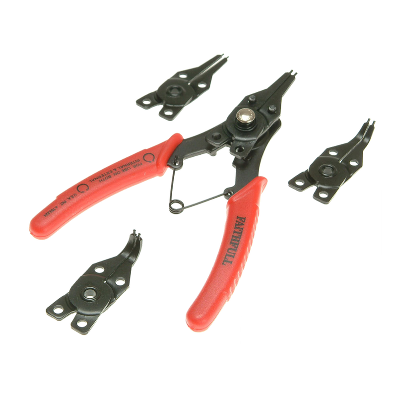 FAITHFULL Circlip Plier Set - 5 Piece Set