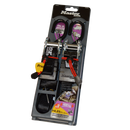 MASTER LOCK Ratchet Tie-Downs With S Hooks 4.25m x 25mm - Set of 2