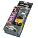 MASTER LOCK Ratchet Tie-Down With Double J Hooks 4.5m x 35mm