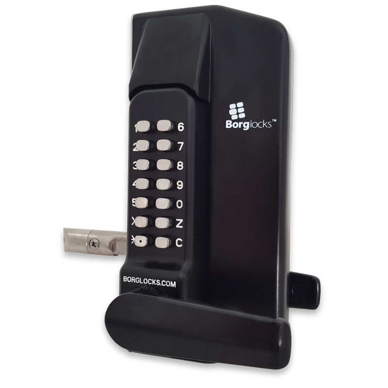 BORG LOCKS BL3400 ECP Lever Operated Marine Grade Metal Gate Single Digital Lock
