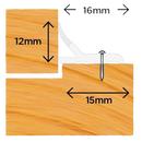 EXITEX Windor Pin Fixed Dualhard Door Seal