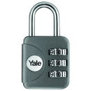 YALE YP1 Open Shackle Combination Padlock