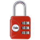 YALE YP1 Open Shackle Combination Padlock