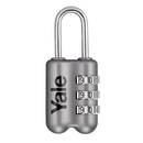 YALE YP2 Open Shackle Combination Padlock