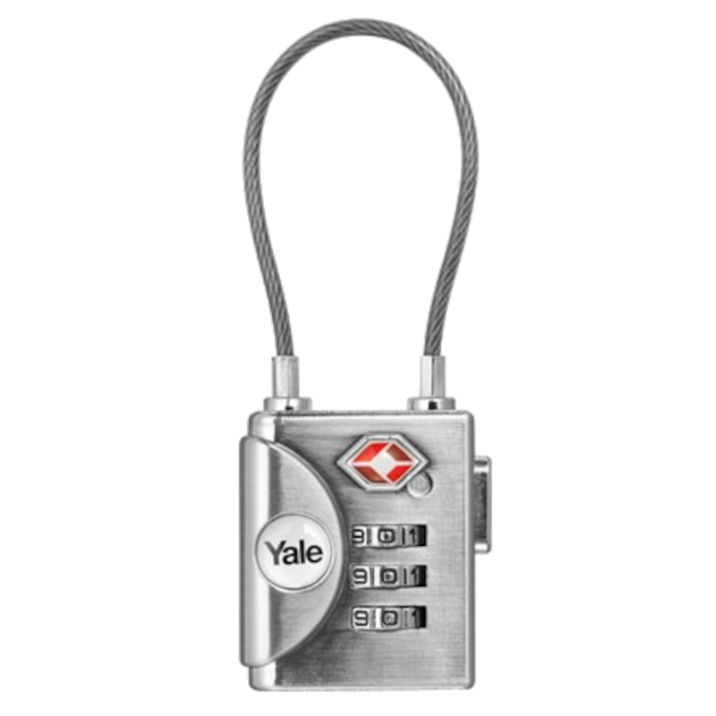YALE YTP3 TSA Soft Shackle Combination Padlock