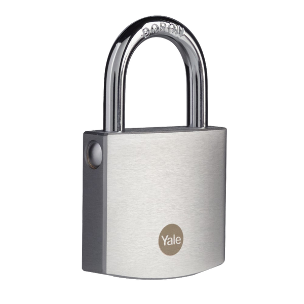 YALE Y120B Brass Padlock With Chrome Finish