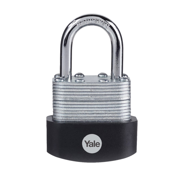 YALE Y125B High Security Laminated Steel Open Shackle Padlock