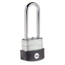 YALE Y125B High Security Laminated Steel Long Shackle Padlock