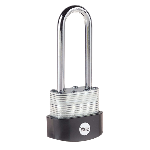 YALE Y125B High Security Laminated Steel Long Shackle Padlock