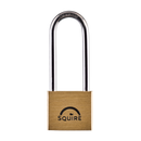 SQUIRE Lion Brass Long Shackle Padlock with Stainless Steel Shackle