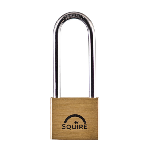 SQUIRE Lion Marine Grade Brass Long Shackle Padlock KA