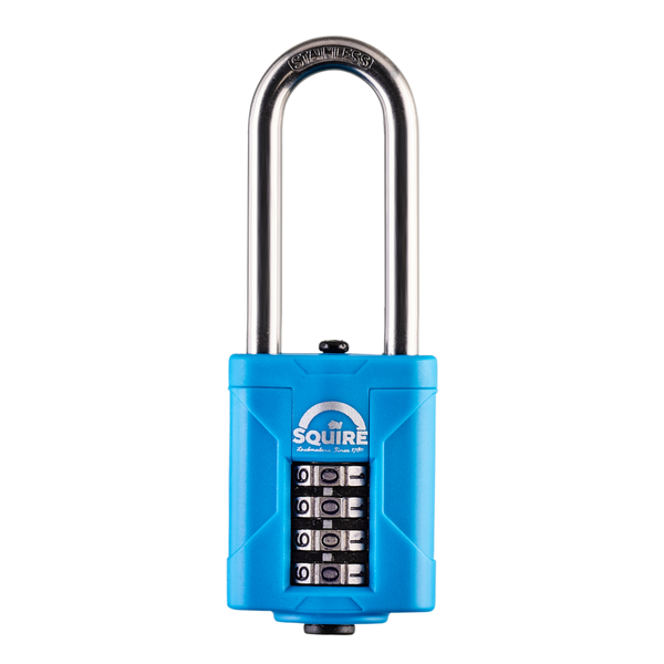 SQUIRE CP40S & CP50S All-Weather Long Shackle Combination Padlock