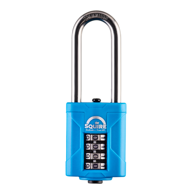 SQUIRE CP40S & CP50S All-Weather Long Shackle Combination Padlock