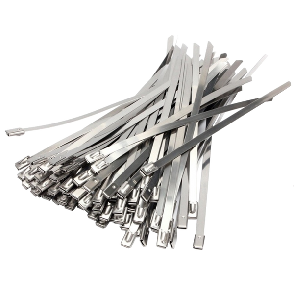 HAYDON MARKETING Stainless Steel Cable Ties 100 Pack