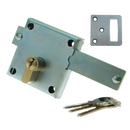 GATEMASTER Long Throw Gate Locking Bolt With Cylinder