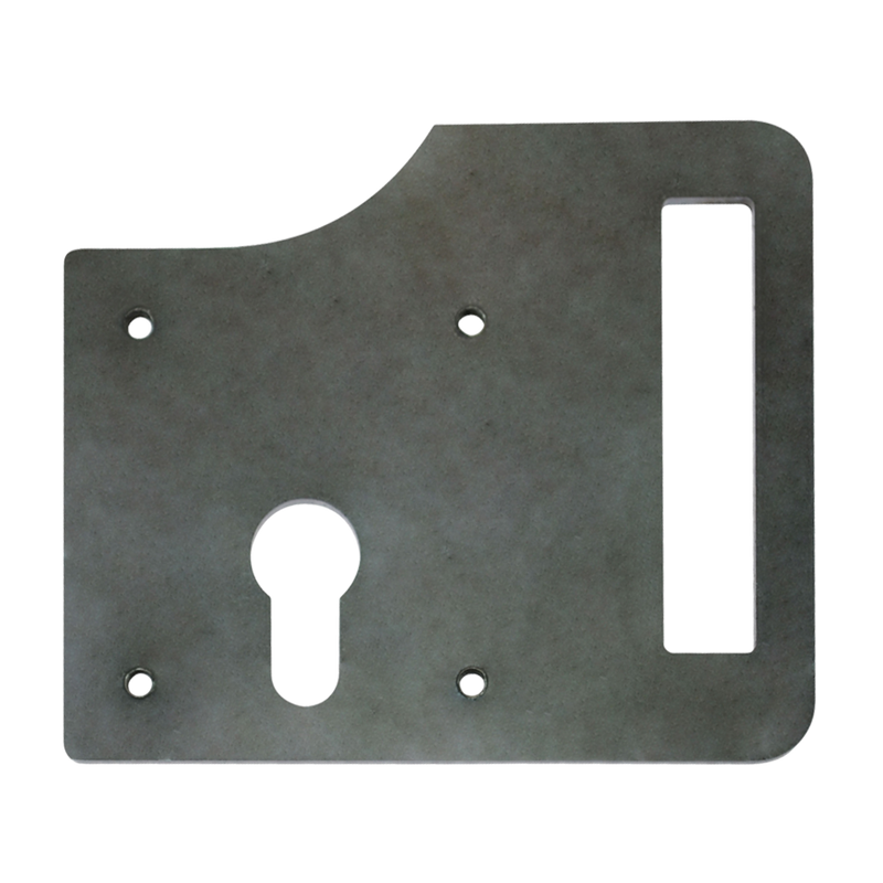 GATEMASTER Slotted Lock Plate Screw Fixing