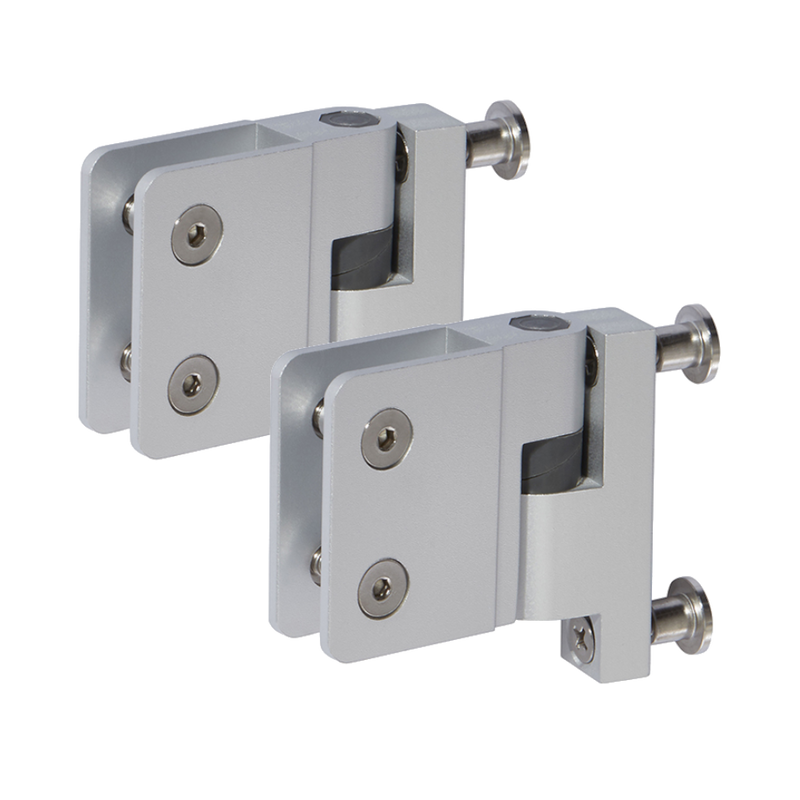 ASEC Cubicle U Bracket Gravity Hinges (1 Pair) To Suit 13mm Board