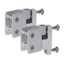 ASEC Cubicle U Bracket Gravity Hinges (1 Pair) To Suit 20mm Board