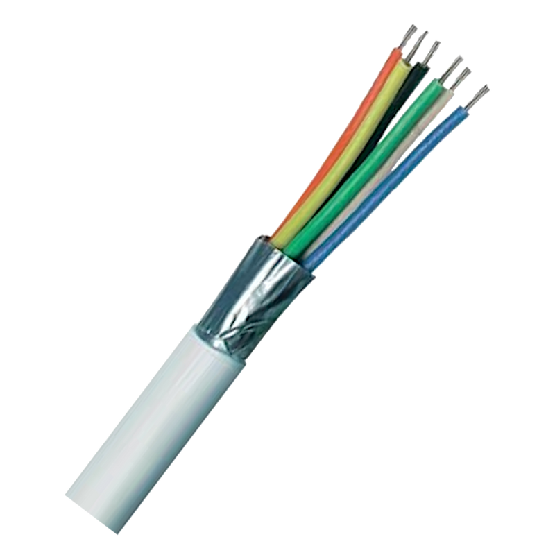 Securi-Flex Alarm Cable TCCA Type 3 To BS4737 White