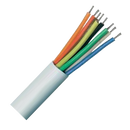 Securi-Flex Alarm Cable TCCA Type 3 To BS4737 White