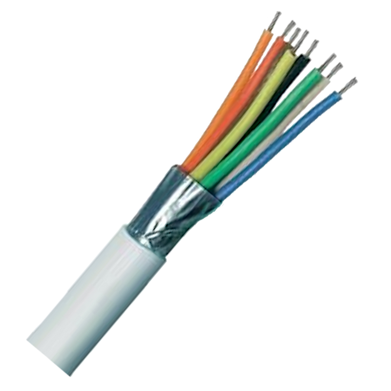 Securi-Flex Alarm Cable TCCA Type 3 To BS4737 White