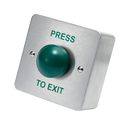ICS Exit Button Green Dome Surface Fitting 1 Gang Low Duty