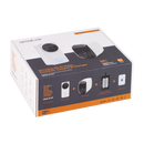 AMALOCK DB701 Wireless Doorbell & Chime Kit With 1 x White CAM200A Camera, Battery Charger And Rechargeable Batteries