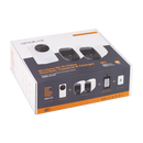 AMALOCK DB801 Wireless Doorbell & Chime Kit With 2 x White CAM200A Camera, Battery Charger And Rechargeable Batteries