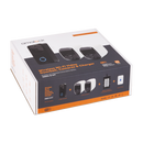 AMALOCK DB801 Wireless Doorbell & Chime Kit With 2 x White CAM200A Camera, Battery Charger And Rechargeable Batteries