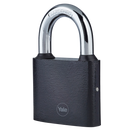 YALE Y111B Series Cast Iron Open Shackle Padlock Black