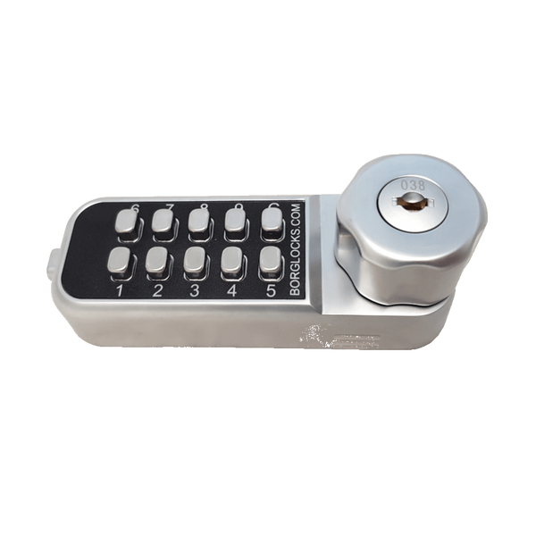 BORG LOCKS BL1716 Horizontal Mini Cabinet Lock Easicode Pro c/w Cam And Key Override