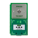 ICS Dual Unit MCP110 Call Point With 19mm Stainless Steel Exit Button