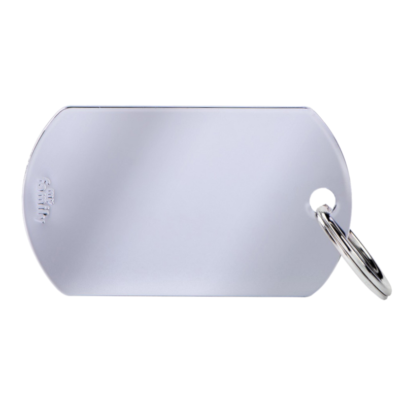 SILCA My Family Military Luggage ID Tag With Split Ring