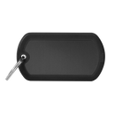 SILCA My Family Military Luggage ID Tag With Split Ring & Rubber Edging