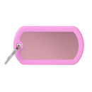 SILCA My Family Military Luggage ID Tag With Split Ring & Rubber Edging