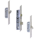 ERA Trimlock Lever Operated Latch & Deadbolt Split Spindle With 2 Hooks & 44mm White Faceplate