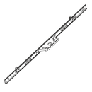 AVOCET Urail Espag Rod 16mm Faceplate & 8mm Cam With 25mm Backset