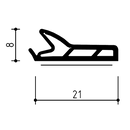 DEVENTER Fire Retardant Self Adhesive Draught Strip S 5867 K (BS) For Renovation