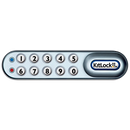 CODELOCKS KL1000 Horizontal Battery Operated Digital Cabinet Lock