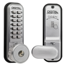 LOCKEY 2435K Series Digital Lock With Key Override & Holdback