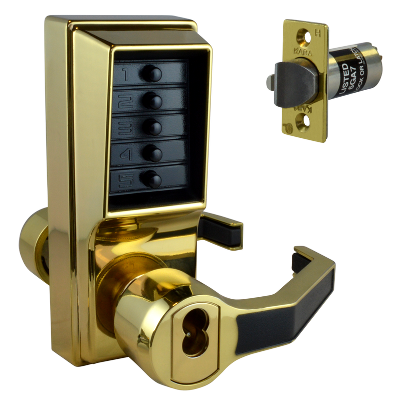 DORMAKABA Simplex L1000 Series L1041B Digital Lock Lever Operated With Key Override & Passage Set