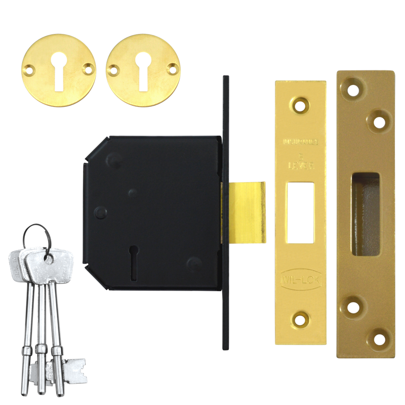 WILLENHALL LOCKS M1C 5 Lever Deadlock