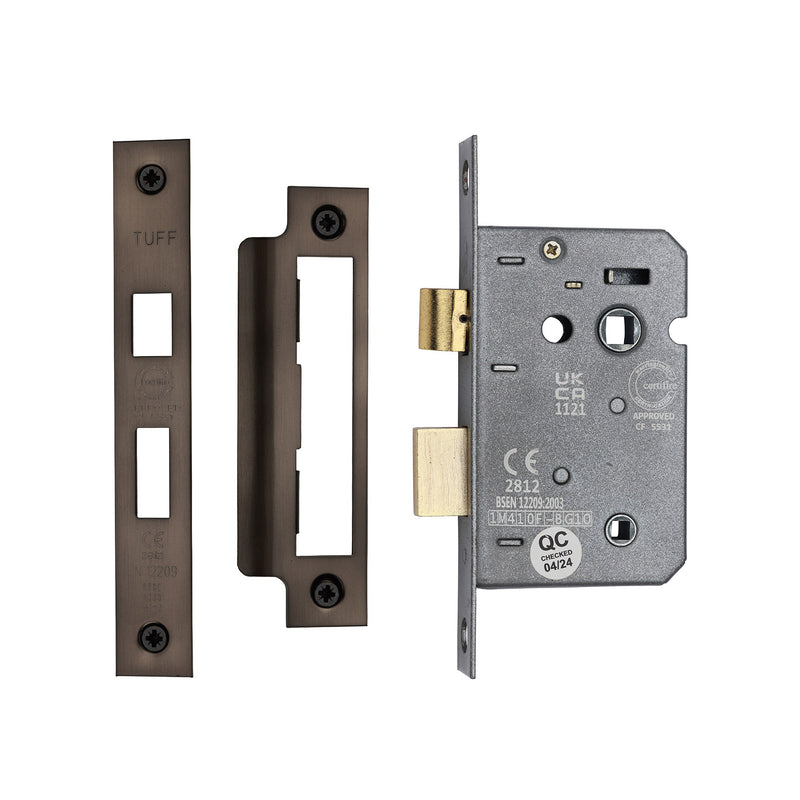 CE CE 3 Lever Bathroom Lock 2 1/2"