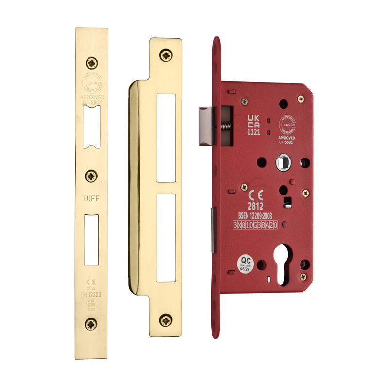CE CE EuroProfile Lock Single Through (72mm Centre)