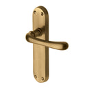 Heritage Brass Luna Door Handle on Plate